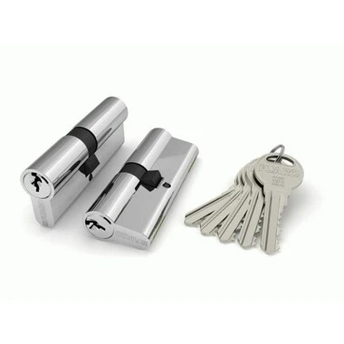 Цилиндровый механизм R300/90 mm (35+10+45) 5 кл. Хром