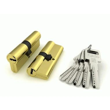 Цилиндровый механизм R600/90 mm-BL (50+10+30) 5 кл. Латунь