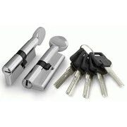 Цилиндровый механизм с вертушкой D502/120 mm (55+10+55) 5 кл. Хром