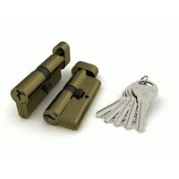 Цилиндровый механизм с вертушкой R302/70 mm (30+10+30) 5 кл. Бронза