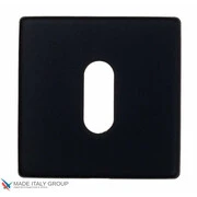 Накладка под ключ буратино на квадр. основании Fratelli Cattini KEY 8FS-NM матовый черный 2 шт.