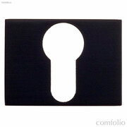 Накладка под цилиндр на прямоугольном основании Fratelli Cattini CYL 6-NM матовый черный 2 шт.