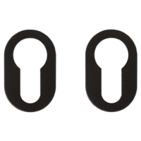 Накладка на цилиндр Nuda AL6 черный матовый