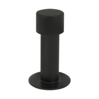 Дверной ограничитель настенный Vantage DS12BL INOX черный