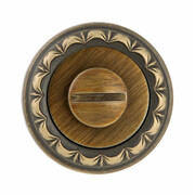 Фиксатор поворотный Extreza WC R02 матовая бронза F03