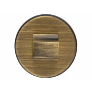 Фиксатор поворотный круглый Extreza Hi-tech WC-R12 матовая бронза F03