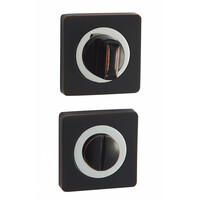 Накладка сантехническая Vantage ВК02BL/СР черный с патиной