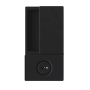 В30002.02.93 Дверная ручка AGB WAVE (Черный) под WC