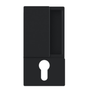 В30003.00.93 Дверная ручка AGB WAVE (Черный) под цилиндр