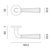 Aprile Marigold Duocolor R 7S золото матовое-хром полированный