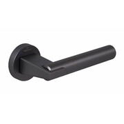 Ручки дверные CEBI DORA SMOOTH (гладкая) цвет MP27 черный матовый никель