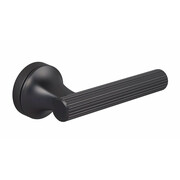 Ручки дверные CEBI OXO STRIPED (в полоску) цвет MP27 черный матовый никель