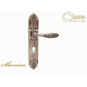 CLASS 1060/1010 Shamira WC старинное серебро мат.+коричневый дверные ручки