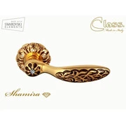 CLASS 1065 Shamira J-rose золото 24 K+коричневый+6S дверные ручки