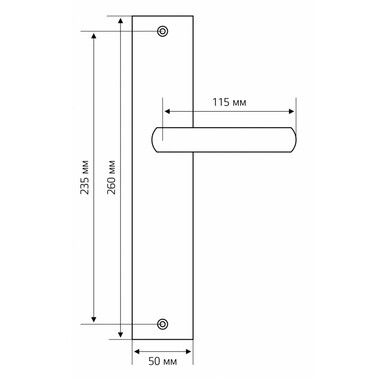 Extreza Hi-Tech AQUA (Аква) 113 на планке PL11 полированный хром F04