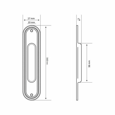 Extreza P603 полированный хром F04