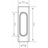 Ручки для раздвижных дверей (КУПЕ) Extreza P401 полированная латунь F01 (1 шт.) Ручки для раздвижных дверей (КУПЕ) Extreza P401 полированная латунь F01 (1 шт.)