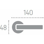 Forme 118R 50PVC Amalfi матовый хром