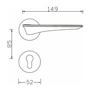 Ручка дверная DUCK BL черный