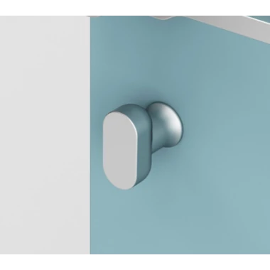 Фиксатор NUDA WC PURE, BAAR AL7 белый глянцевый