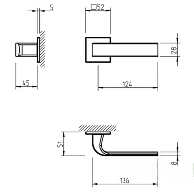 Tupai 2732 Q 5S-153 матовый черный Tupai 2732 Q 5S-153 матовый черный
