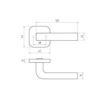 Vantage V24BL AL черная (для металлических дверей) Vantage V24BL AL черная (для металлических дверей)