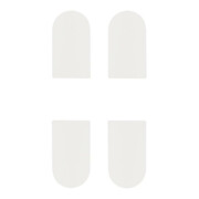 Комплект накладок к петле AGB ECLIPSE 3.0 (Е302001291) белый (4 шт)