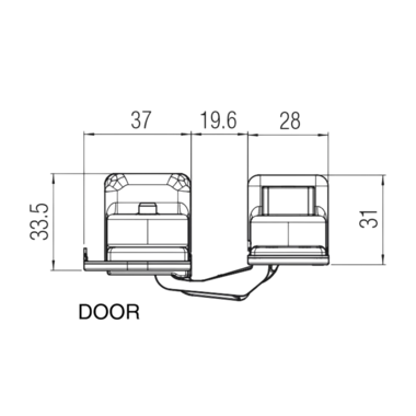 Петля скрытая Krona Koblenz Kubica K6360/45 Золото Петля скрытая Krona Koblenz Kubica K6360/45 Золото