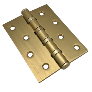 Петля врезная APOLLO MORTISE HINGES 100*75*3.0мм 4BB FG сатинированное золото
