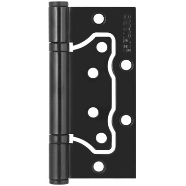 Петля универсальная без врезки Fuaro 500-2ВВ 100x75x2.5 мм черный