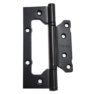 Петля неврезная Vantage B2 125х75 BL (черный)