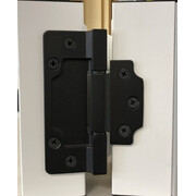 Петля Aldeghi Luigi 144Q квадратная, черный матовый