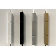 Петля Aldeghi Luigi 144Q квадратная, матовое золото