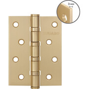 Петля универсальная Fuaro 4BB 100x75x3 HEAVY IN4400U SSG сатинированное золото