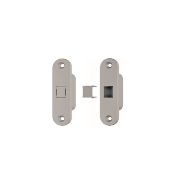 B02404.31.34 Ответная планка Easy-Touch для деревянно коробки матовый хром