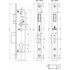 Fuaro Корпус узкопрофильного замка с защелкой 4916-35/92 CP (хром)