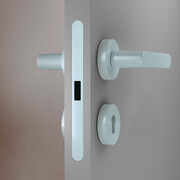 KRONA KOBLENZ Замок магнитный с доводчиком дверной ручки под цилиндр матовый белый