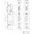 Корпус узкопрофильного замка с защелкой 4916-30/92 CP межосев. расст. 92 мм Хром Корпус узкопрофильного замка с защелкой 4916-30/92 CP межосев. расст. 92 мм Хром
