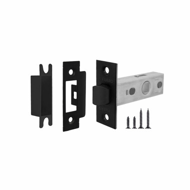 Fuaro Защелка врезная PLASTIC P12-45-25 BL Черный