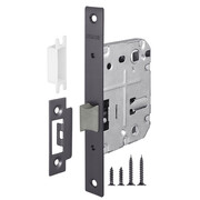 Fuaro Защелка врезная PLASTIC P72-50-25 GR Графит