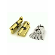Цилиндровый механизм с вертушкой R602/80 mm (30+10+40) 5 кл. Латунь