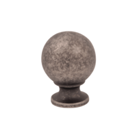 Мебельная ручка-кнопка 803 Ball 22mm Melodia Античное серебро