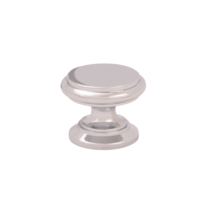 Мебельная ручка-кнопка 804 Fat Cap 32mm Melodia Полированный хром