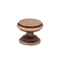 Мебельная ручка-кнопка 804 Fat Cap 32mm Melodia Матовая латунь