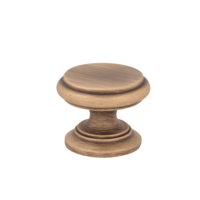 Мебельная ручка-кнопка 804 Fat Cap 32mm Melodia Матовая бронза