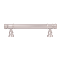 Мебельная ручка-скоба Rania 890 латунная 128мм Melodia Полированный хром