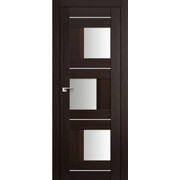 Межкомнатная дверь ПВХ Profil Doors 13X остекление Белый триплекс, Черный триплекс, Графит Венге мелинга