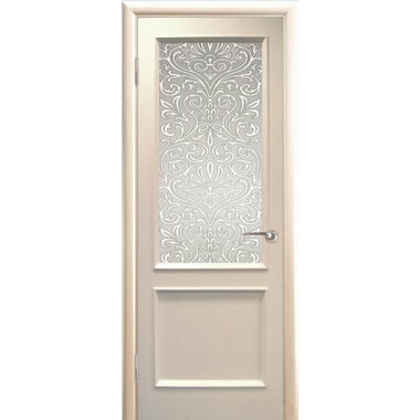 Межкомнатная дверь Эмаль Varadoor Катрин Бовари остекление, Эмаль белая
